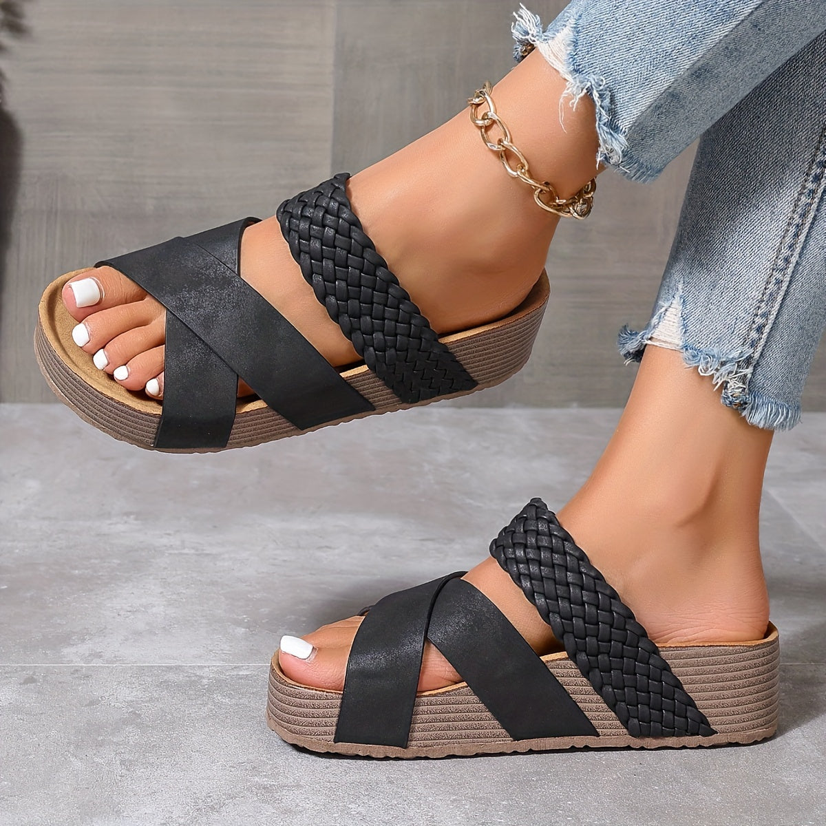 Solveig™ | Hevende sandaler med ortopedisk