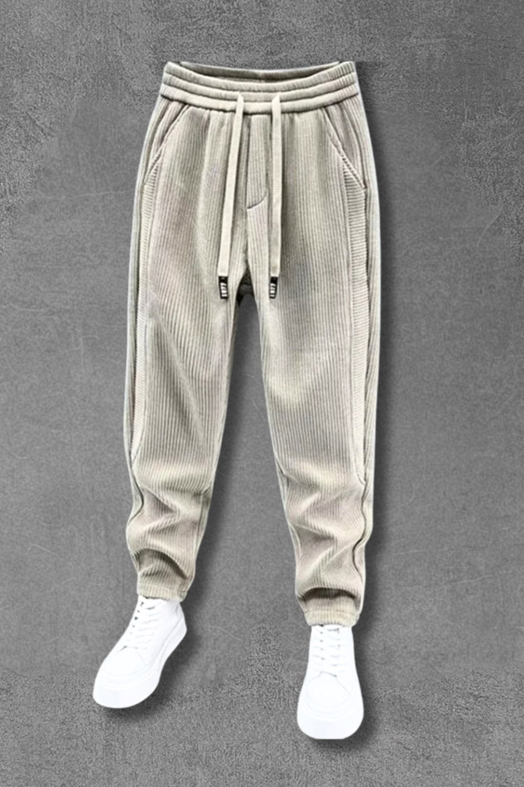 Jonas™ | Trendy ribbestrikket bukse