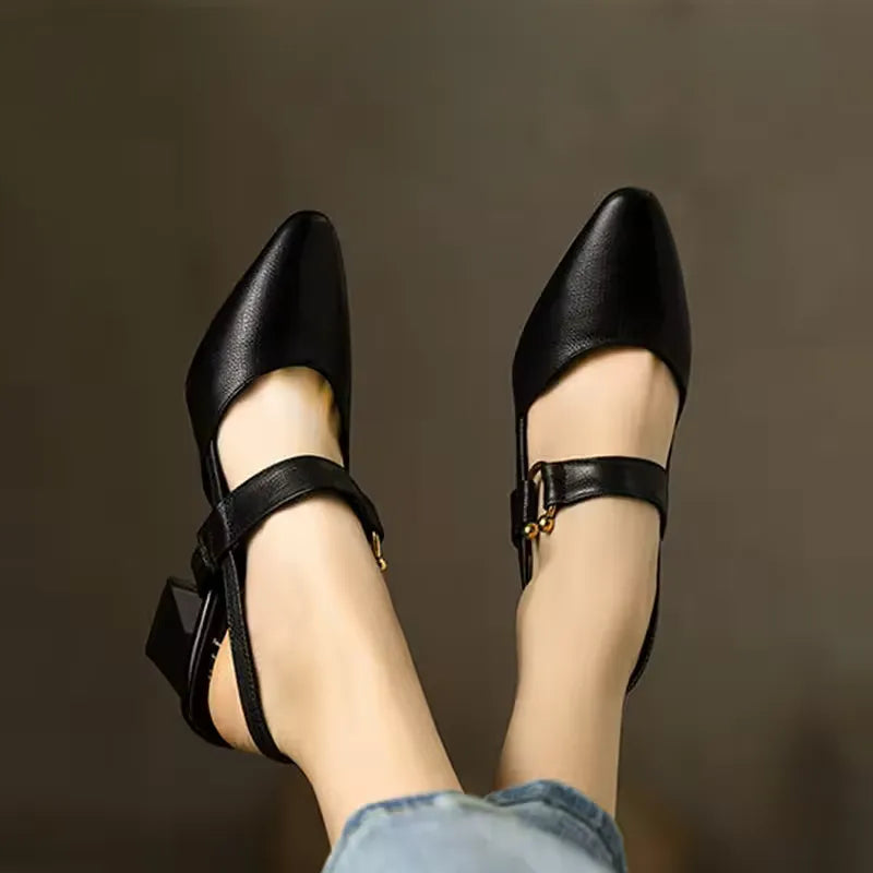 VelvetStep™ | Ortopediske Slingback Hæler