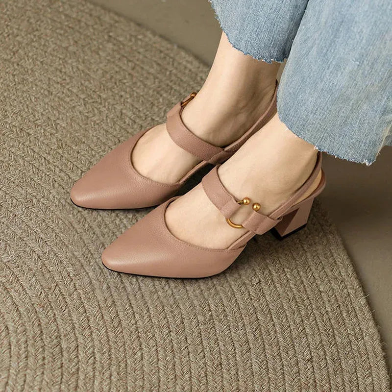 VelvetStep™ | Ortopediske Slingback Hæler