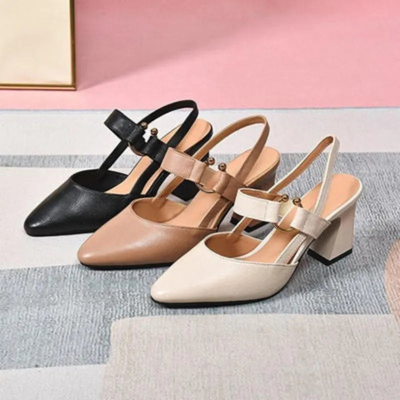 VelvetStep™ | Ortopediske Slingback Hæler