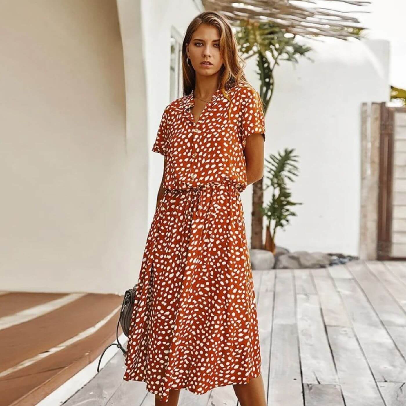 Jenny – Vintage Behagelig Sommerkjole