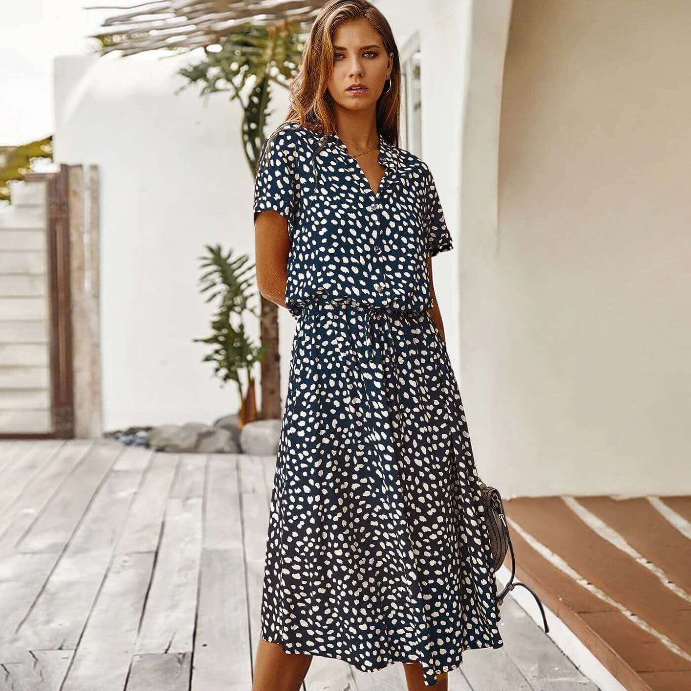 Jenny – Vintage Behagelig Sommerkjole