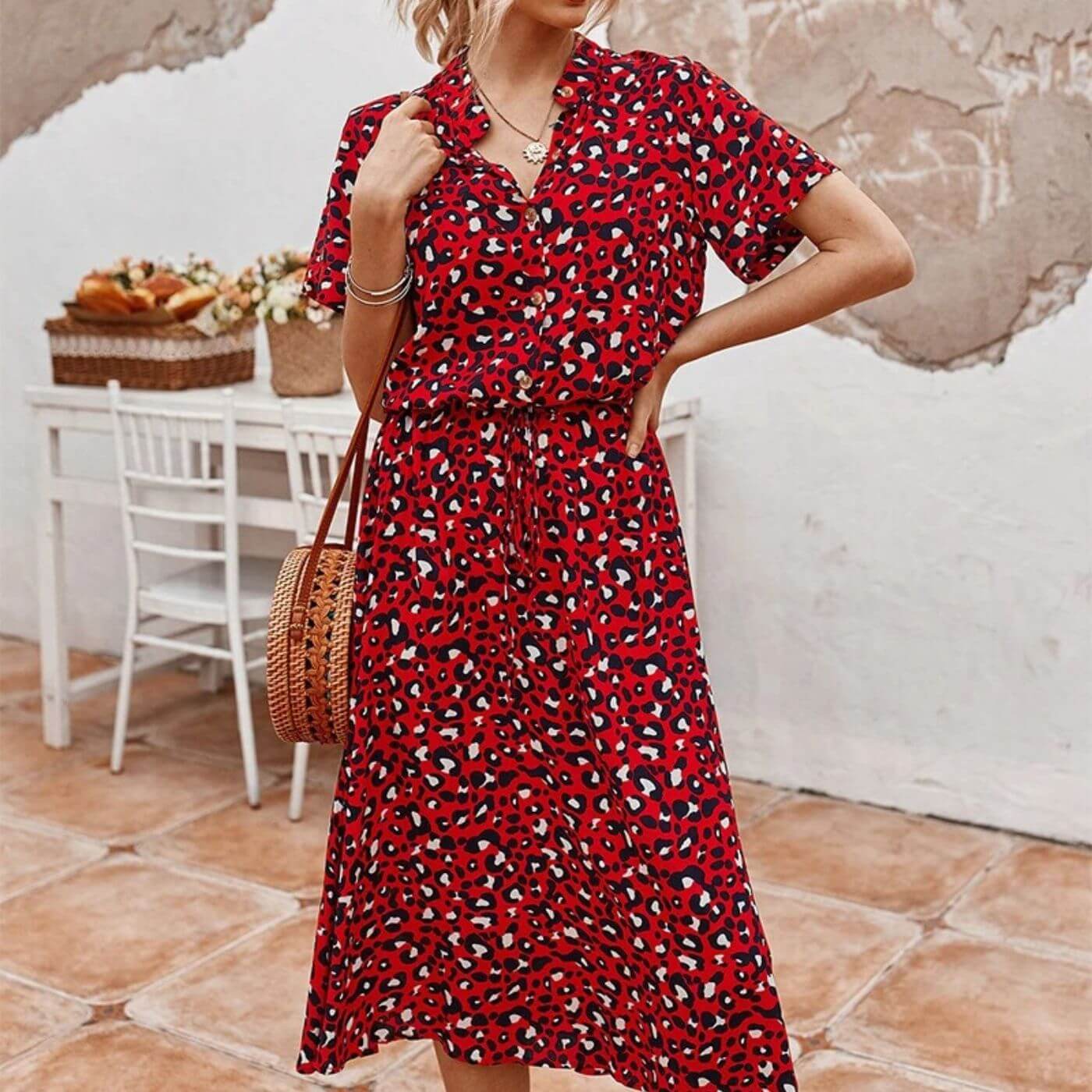 Jenny – Vintage Behagelig Sommerkjole