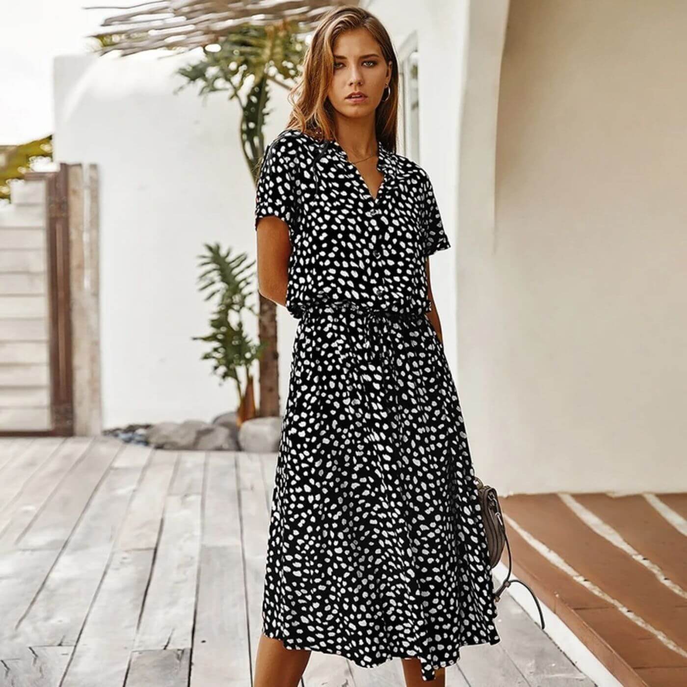 Jenny – Vintage Behagelig Sommerkjole