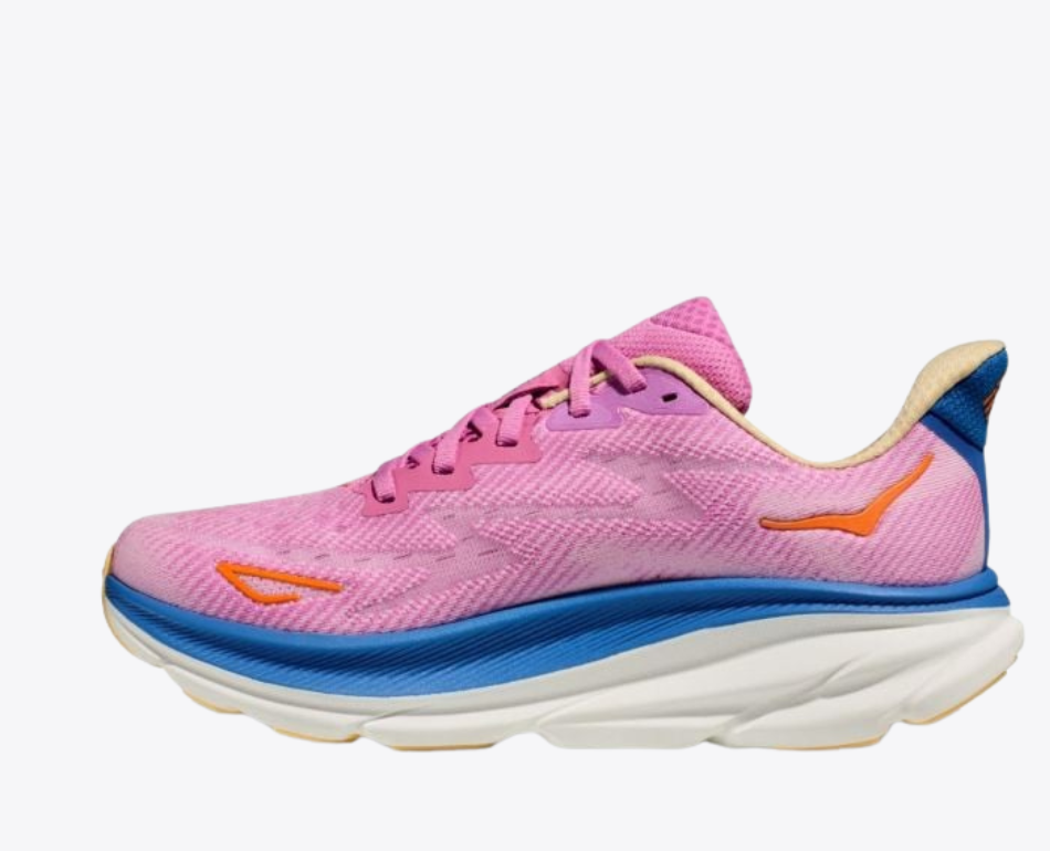 Clifton 9 Unisex Rosa joggesko