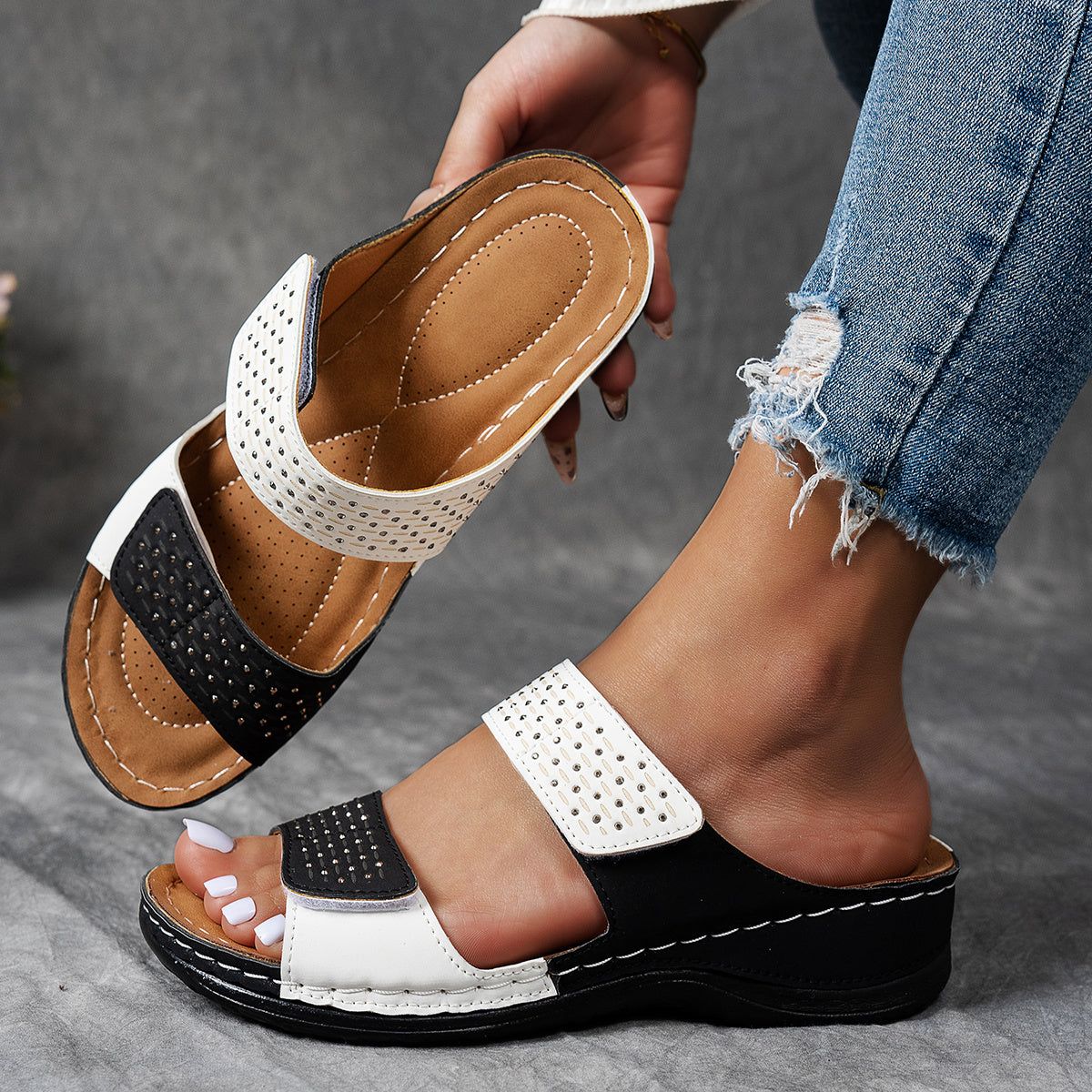 Liv™ | Trendy sandaler med ortopedisk såle og ekstra løft