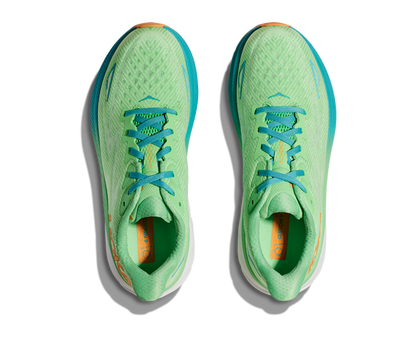 Clifton 9 Unisex Grønne joggesko