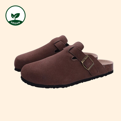 Milo™ | Veganske sandaler med semsket finish