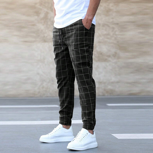 Nohr™ | Rutete joggebukse med stil og komfort