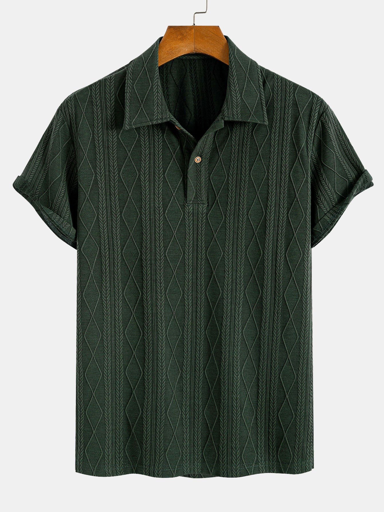Elias™ | Poloshirt med struktur – Eleganse møter komfort