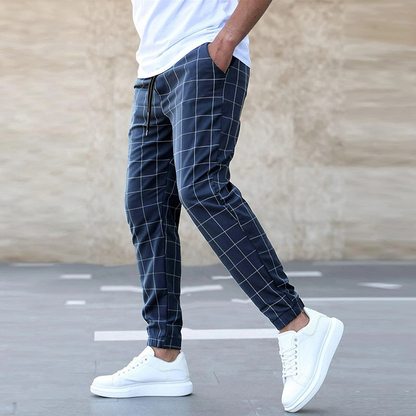 Nohr™ | Rutete joggebukse med stil og komfort