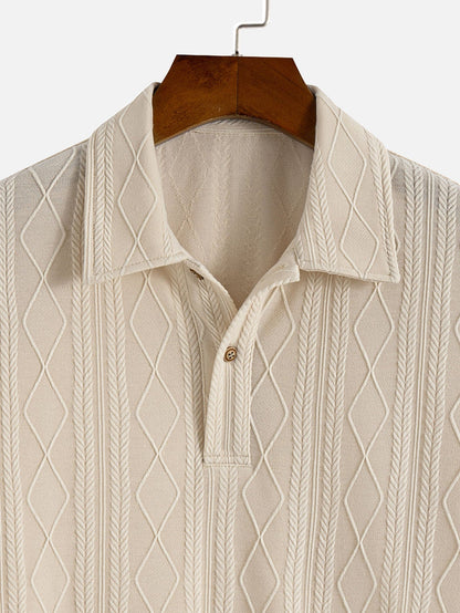 Elias™ | Poloshirt med struktur – Eleganse møter komfort