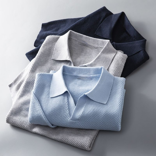 Arne™ | Elegant sommer-poloshirt med struktur