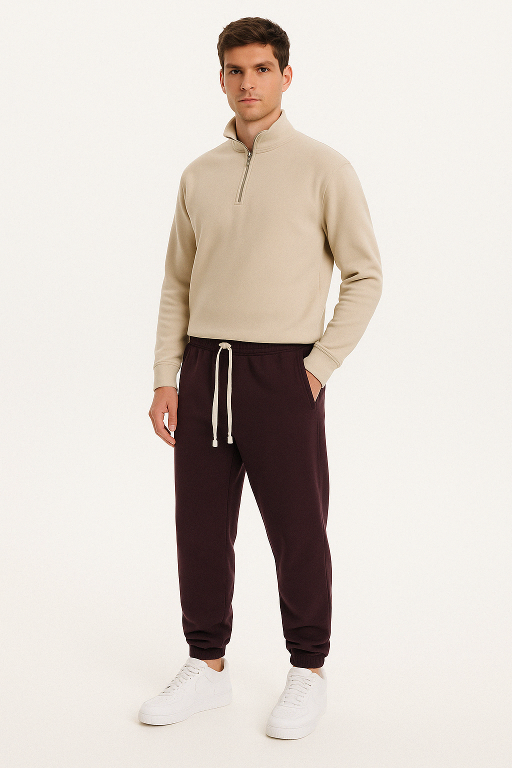 Leander™ | Sporty velurbukse