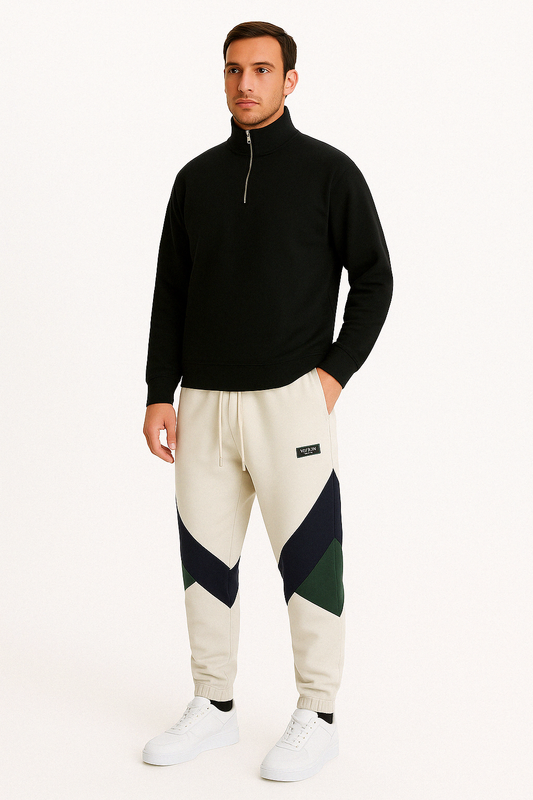 Mikkel™ | Casual bukse med paneler