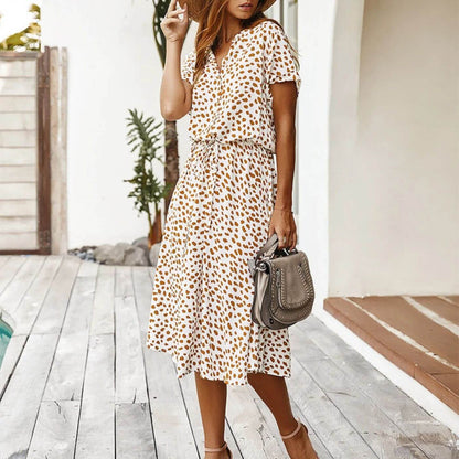 Jenny – Vintage Behagelig Sommerkjole