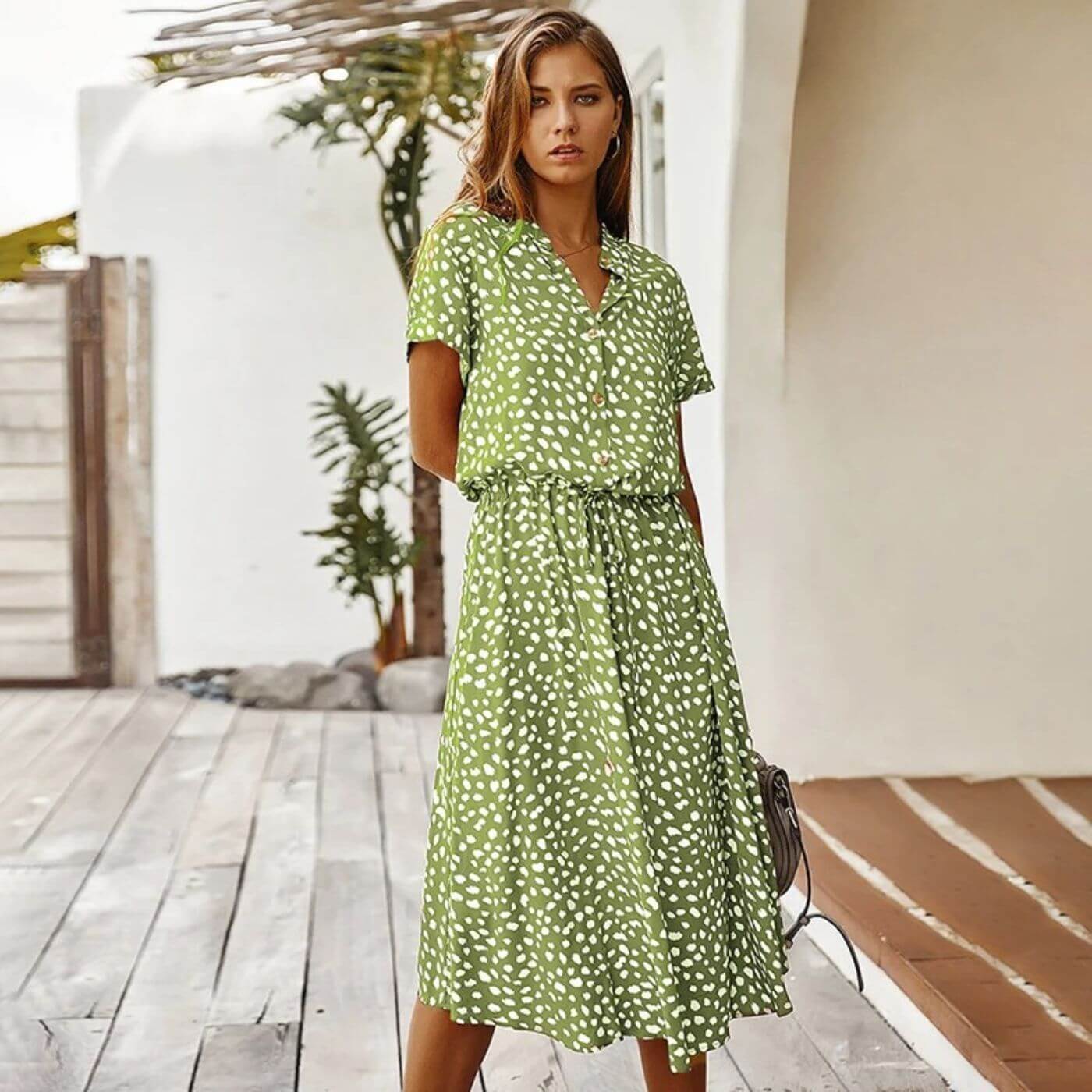 Jenny – Vintage Behagelig Sommerkjole