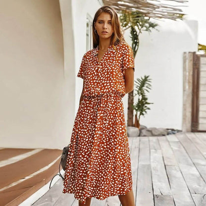 Jenny – Vintage Behagelig Sommerkjole