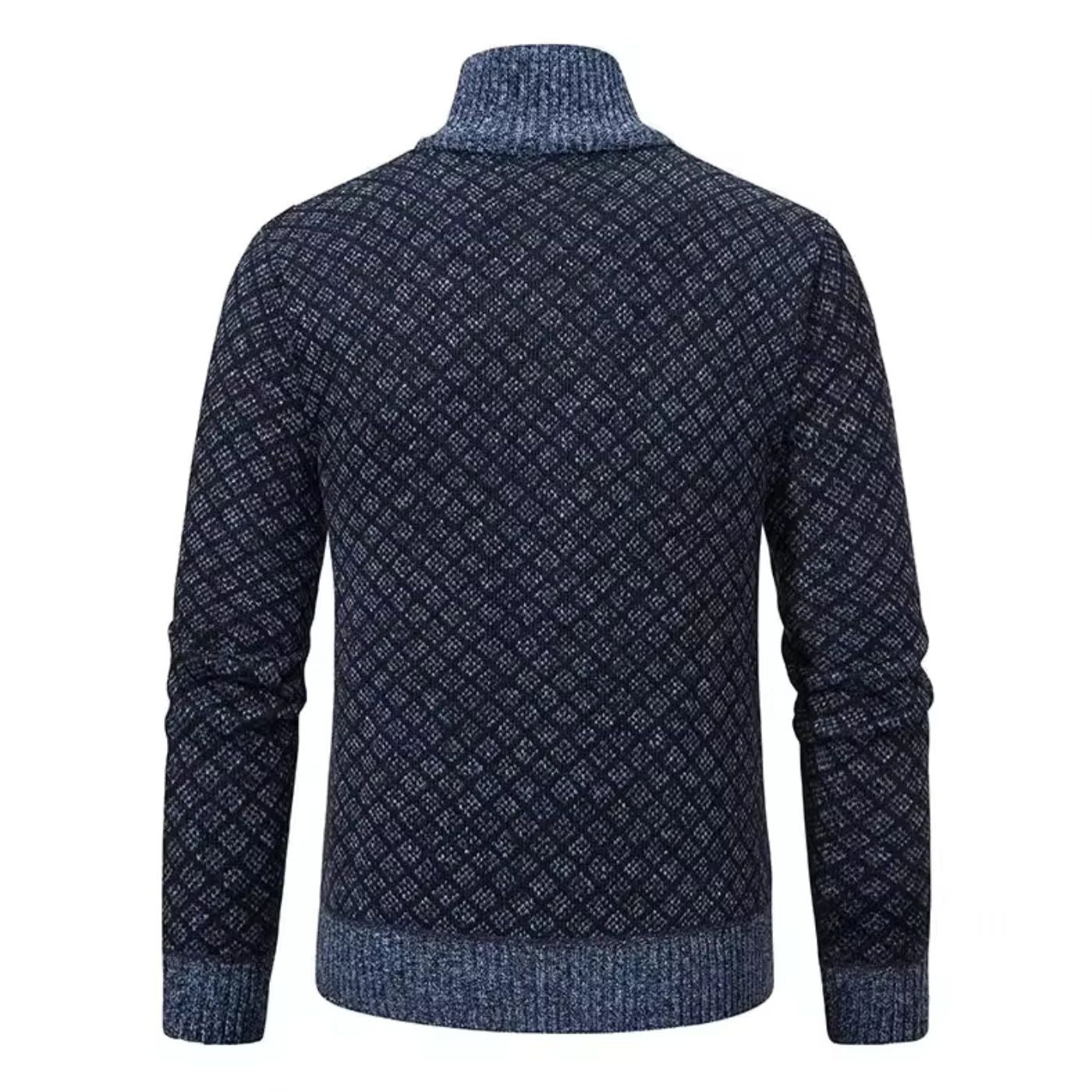 DapperKnit™ | Elegant strikkejakke med glidelås