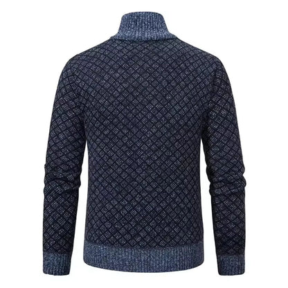DapperKnit™ | Elegant strikkejakke med glidelås