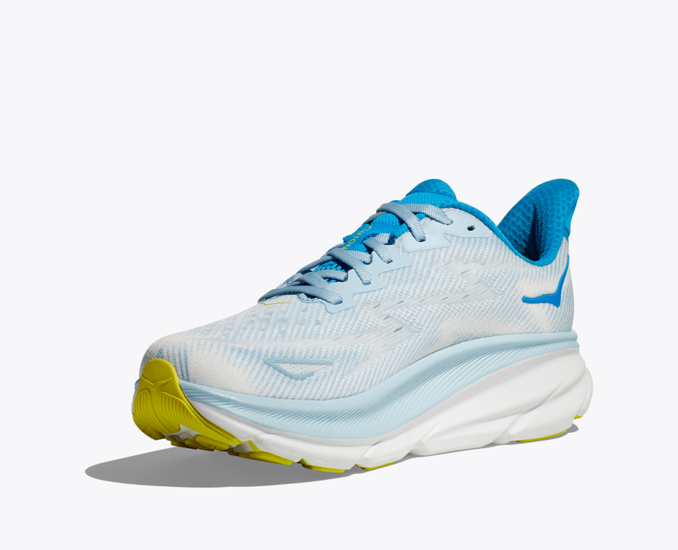 Clifton 9 Unisex Isblå joggesko