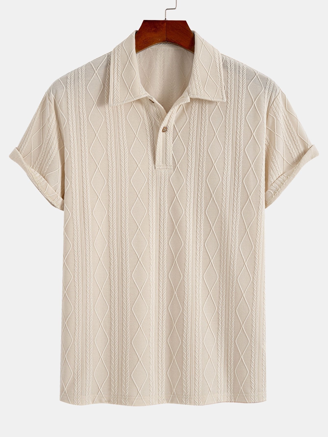 Elias™ | Poloshirt med struktur – Eleganse møter komfort