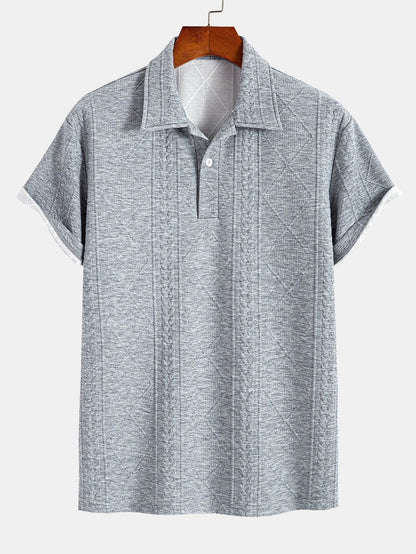 Håkon™ | Elegant poloshirt i strikket design