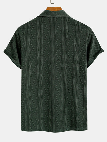 Elias™ | Poloshirt med struktur – Eleganse møter komfort