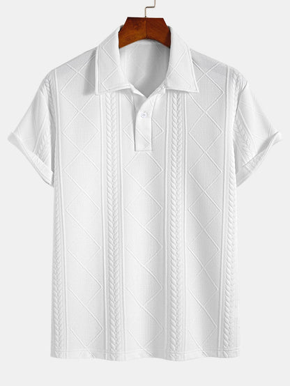 Håkon™ | Elegant poloshirt i strikket design