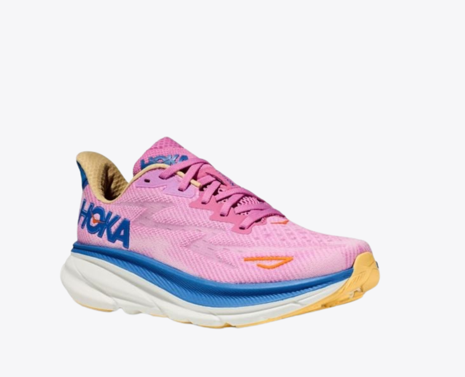 Clifton 9 Unisex Rosa joggesko