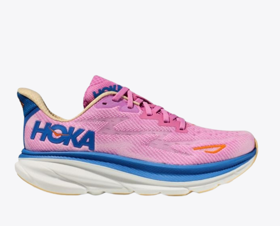Clifton 9 Unisex Rosa joggesko