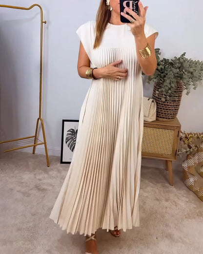 GracePlissé™ | Elegant plissert maxikjole